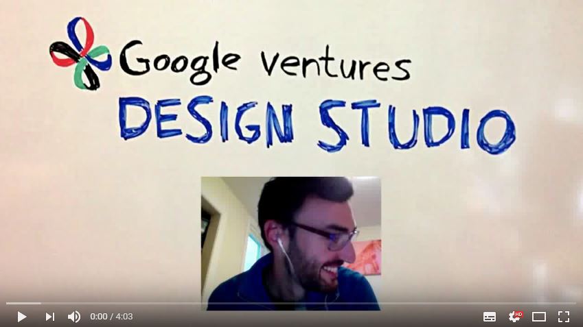 Vidéo d'explication de la méthode par Google Ventures