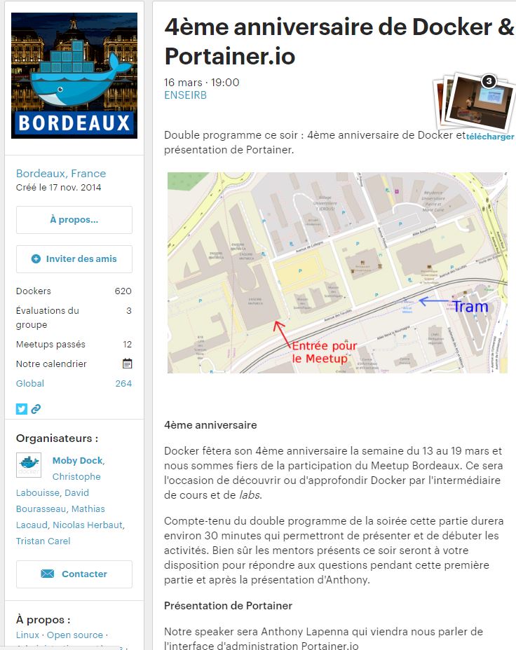 4ème anniversaire de Docker & Portainer.io