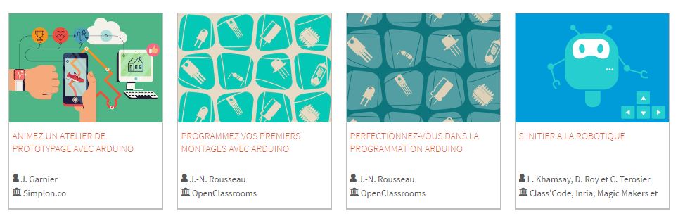 cours openclassrooms arduino
