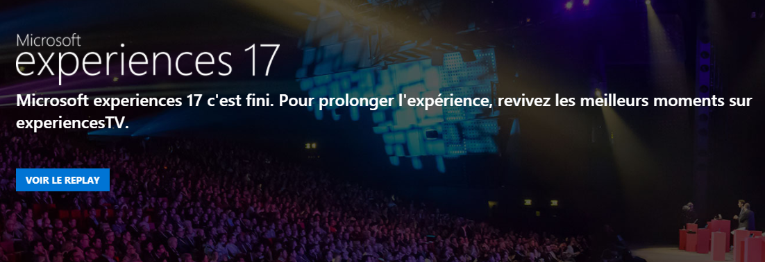 Microsoft experiences'17